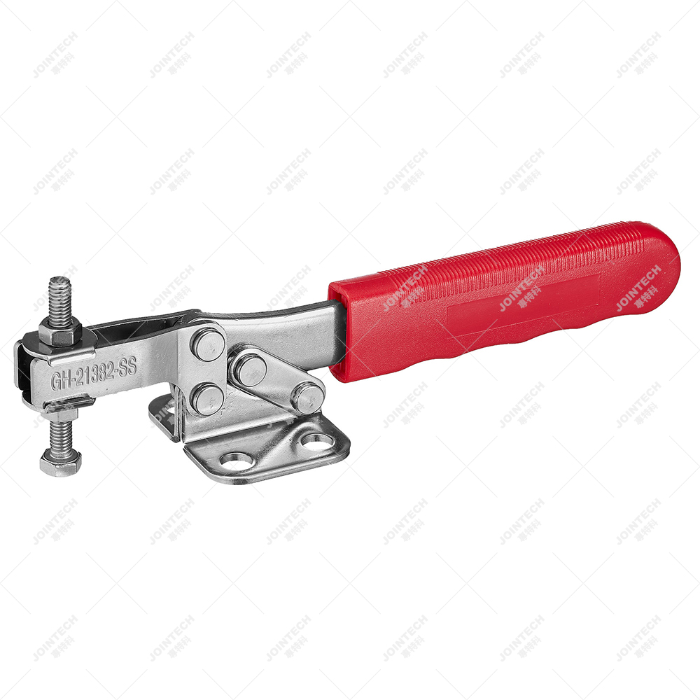 Uso de abrazadera de palanca horizontal de acero inoxidable en piezas mecánicas